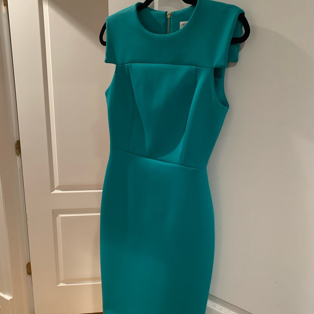 Turquoise blue Calvin Klein Dress